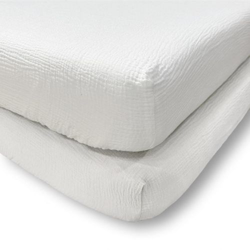 Cloud Muslin Fitted Sheet Set of 2 - Levtex Baby