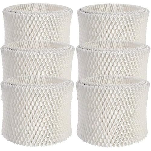 6-Pack Humidifier Wicking Filters Replacement Compatible for Honeywell HAC-504, HAC-504AW, HCM-350, HCM-300T, HCM-600, HCM-710, HCM-315T Series Humidifiers
