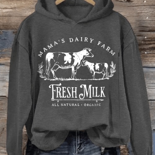 Mama's Dairy Farm Nursing Friendly Hoodie