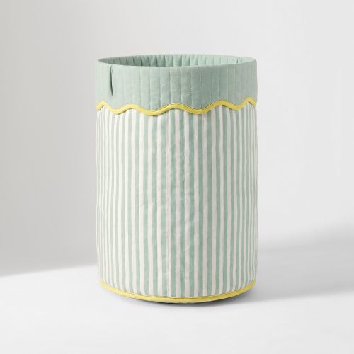 Blue Stripe Hamper