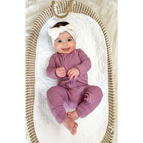 Ribbed Zip Romper