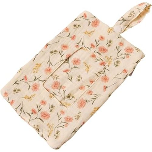 Baby Wipe Holder Portable Wipe Dispenser Strollers Storage Bag Container Double Layer Travel Carry Case for Diapers