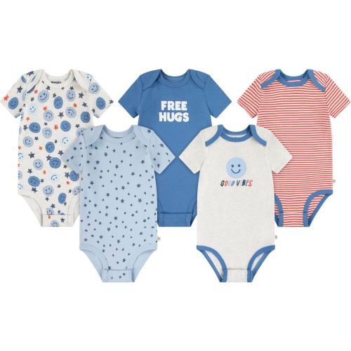 Huggies unisex-baby 5-pack Everyday Bodysuit