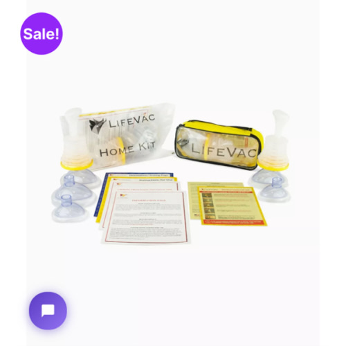LifeVac Home and Travel Kit Bundle - Toddler and Adult Choking First Aid Device