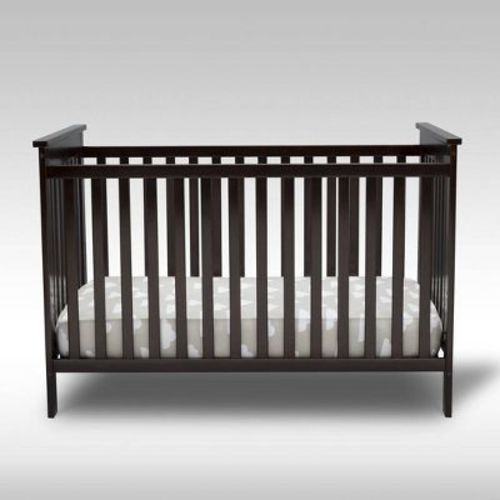 Delta Children Adley 3-in-1 Convertible Crib - Bianca White