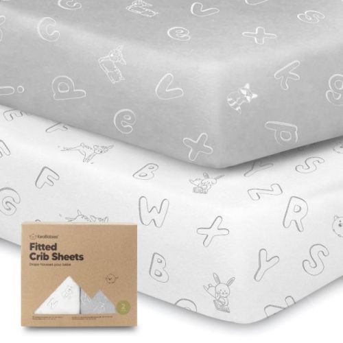 KeaBabies 2pk Soothe Fitted Crib Sheets