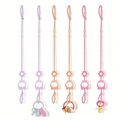 Silicone Pacifier Clip,High Chair,Stroller Accessories,Cribs,Rocking Chair