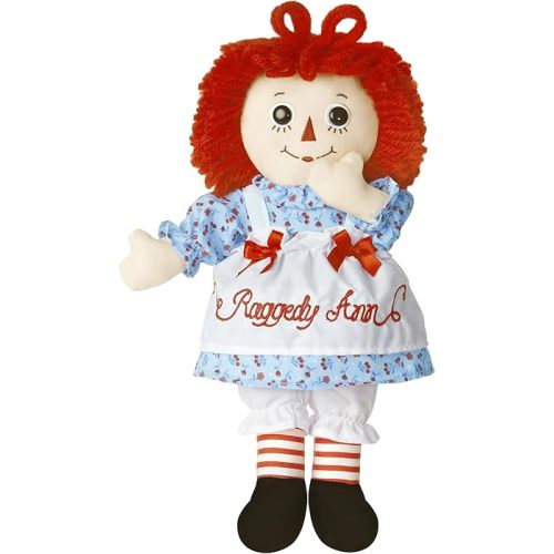 Aurora® Timeless Raggedy Ann & Raggedy Andy® Raggedy Ann Classic Stuffed Animal - Cherished Memories - Lasting Play - Multicolor 12 Inches