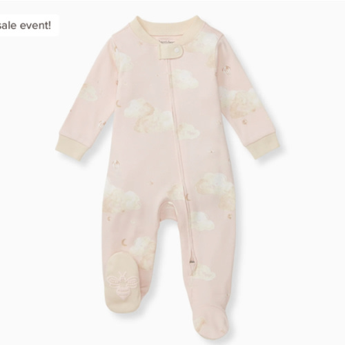 Good Night Sky Organic Cotton Sleep & Play - Ranunculus – Burt's Bees Baby