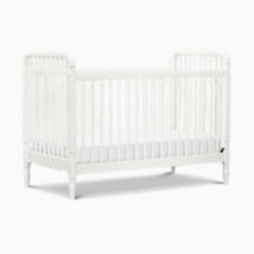Namesake Liberty 3-in-1 Convertible Spindle Crib with Toddler Bed Conversion Kit - Warm White