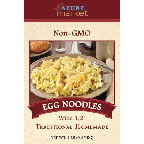 Traditional Homemade Egg Noodles, Wide 1/2 inch, 1 lb