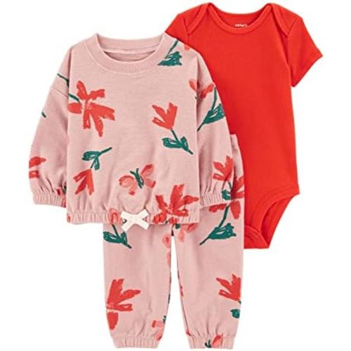 Carter's baby-girls 3-piece Layette Set