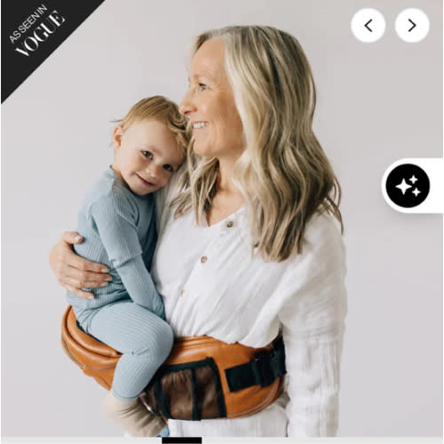 The Tushbaby Hip Carrier-cognac