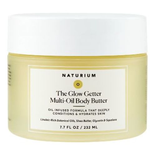 Naturium The Glow Getter Multi-Oil Body Butter - 7.7 fl oz: Deep Hydration, Whole Body, For Normal to Dry Skin