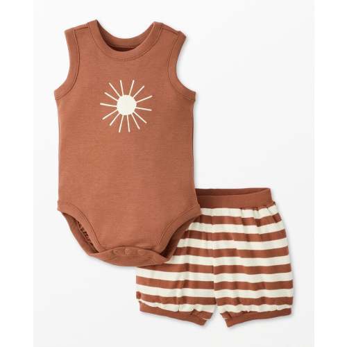 Baby Sleeveless Bodysuit & Bloomers Set | Hanna Andersson