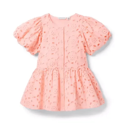 Girl Peach Pink Serena Williams x Janie and Jack Peach Point Matching Dress by Janie and Jack