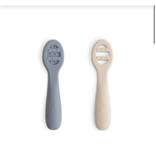 MUSHIE First Feeding Baby Spoons 2-Pack