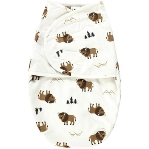 Hudson Baby Unisex Baby Plush Faux Fur Swaddle Wrap