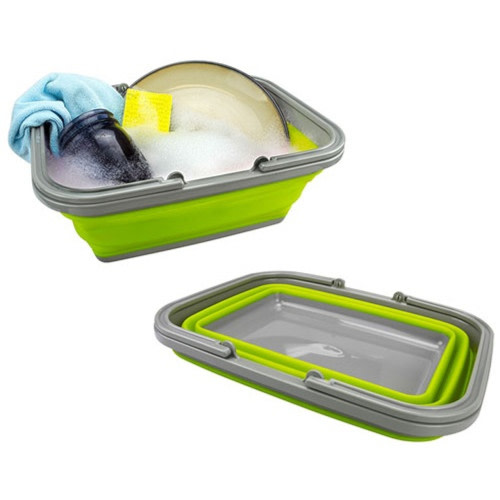 SILICONE COLLAPSIBLE DISHPAN/BASKET