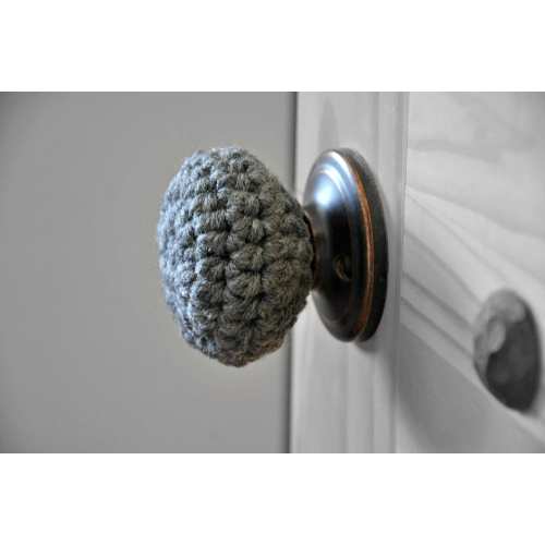 Crocheted Door Knob Cover: Modern Home Decor, Toddler Safety