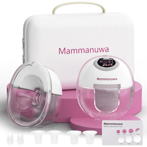 Electric Breast Pump - Lightweight, Portable, & Hands-Free with Baby Mouth Technology - BPA-Free, 4 Modes, 9 Levels - Elevate Your Breastfeeding Style with Mammanuwa S32