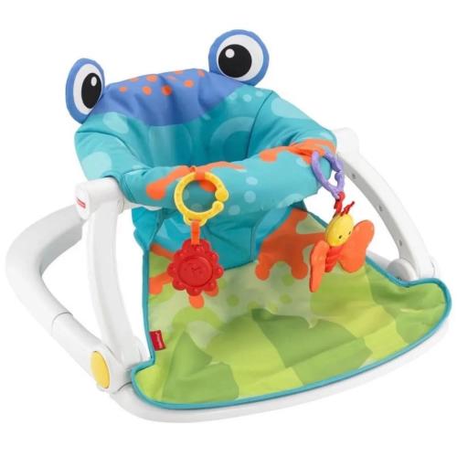Fisher Price Sit Me Up floor seat frog | Mercari