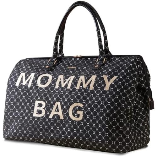 SUNVENO Duffle Bag Women Travel Bag Mommy Bag Weekender Bags for Women Large Capacity Diaper Bag, White