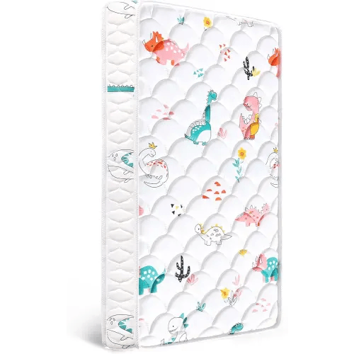 Premium 5" Crib Mattress and Toddler Mattress, Dual-Sided and Firm, Hypoallergenic Crib Mattress, Fits Standard Crib and Toddler Bed