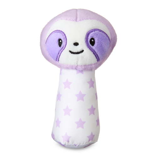 Spark Create Imagine Plush Baby Hand Grip Rattle Toy, Sloth