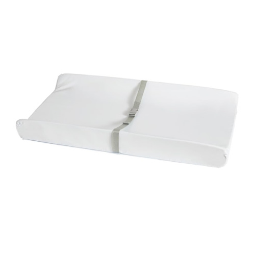 Munchkin Secure Grip Baby Diaper Changing Pad for Dresser, Waterproof and Wipeable, Contoured, Standard Size (16" x 31"), White