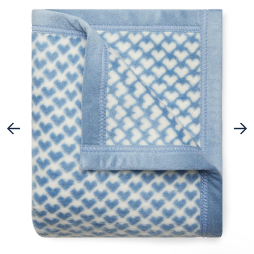 All My Heart Fog Mini Blanket