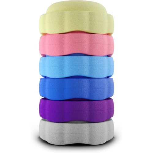 EPP Stepping Stones (Set of 6): Versatile Toys to Encourage Movement, Open-Ended Play, Cognitive & Motor Skills, Independence, and Healthy Growth for Children (Aquatic Adventures)