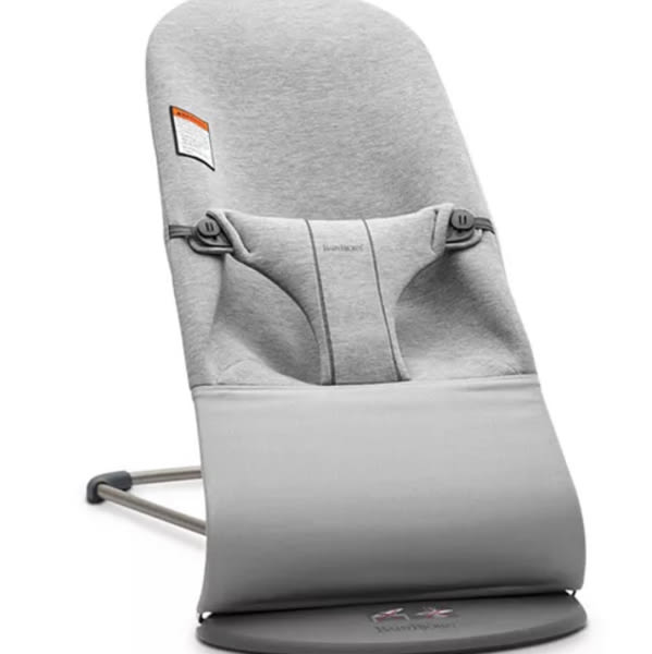 Bouncer Bliss in 3D Jersey - Light Gray