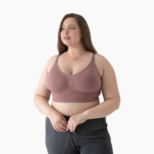 Kindred Bravely Simply Sublime Seamless Nursing Bra For Breastfeeding - Twilight, Medium Busty