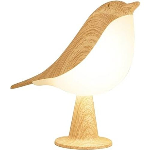 KANG DE Touch Bedside Table Lamp, Dimmable Small Lamp for Bedroom, 3 Level Brightness Rechargered Bird Night Light for Bedroom, Kitchen, Outdoor, Living Room, Kid Room, Home Gifts