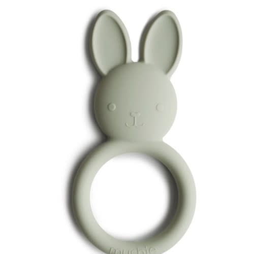 Mushie Teether - Bunny - Sage | Scandiborn