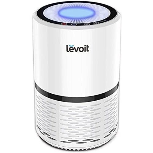 LEVOIT Air Purifiers for Home, H13 True HEPA Filter for Smoke, Dust, Mold, and Pollen in Bedroom, Ozone Free, Filtration System Odor Eliminators for Office with Optional Night Light, 1 Pack, White