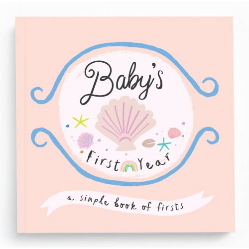 Beach Baby Memory Book - Nautical - Baby Girl - Beach Themed - First Year Baby Memory Book for Girls - Baby First Yea