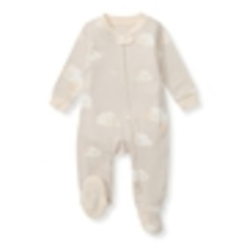 Good Night Sky Organic Cotton Sleep and Play Ice Flow