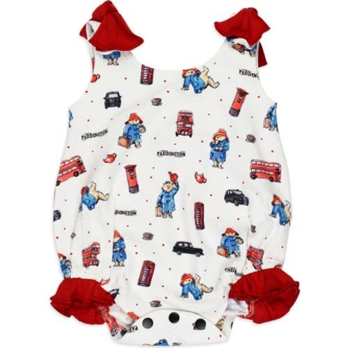 Paddington Bear Print Organic Cotton Bodysuit, 6-9m (16-19 lbs)