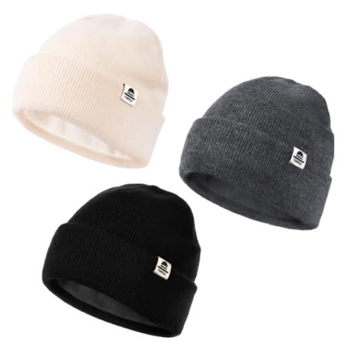 FURTALK Baby Beanie Fleece Lined Toddler Winter Hat Boys Girls Knit Warm Beanies Kids Ski Hats for 0-8 Years