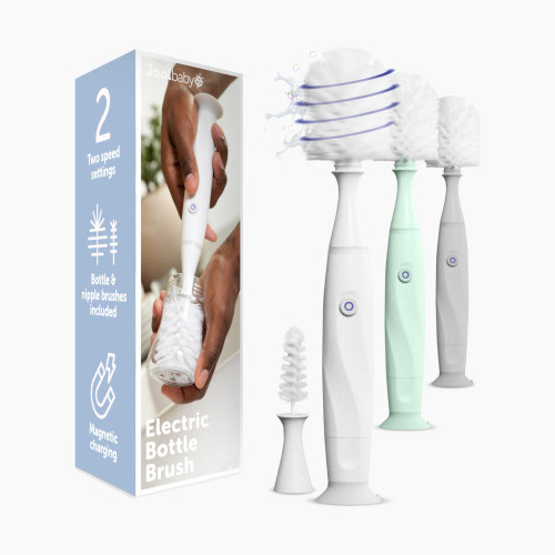 Jool Baby Electric Bottle Brush Cleaner - White