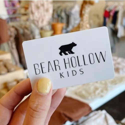Bear Hollow Kids Bentonville Gift Card