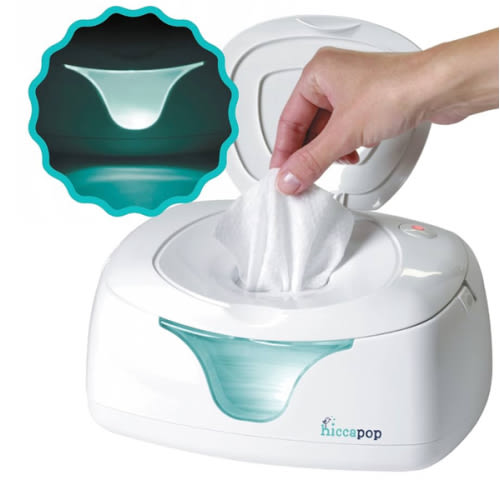 hiccapop Baby Wipe Warmer and Baby Wet Wipes Dispenser | Baby Wipes Warmer for Babies | Diaper Wipe Warmer with Changing Light