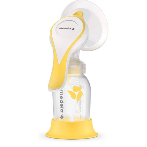 Medela Manual breast pump with Flex Shields Harmony Single Hand for More Comfort and Expressing More Milk