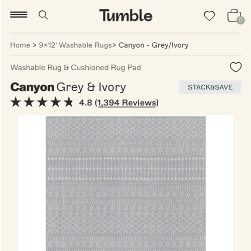 Canyon - Grey/Ivory - 9x12 Rug