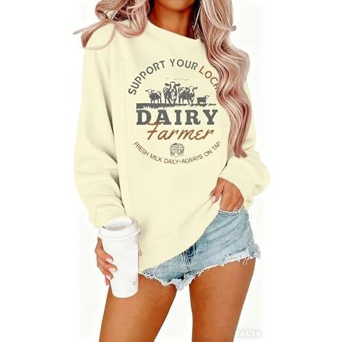 UNIQUEONE Women Nursing Sweatshirts for Breastfeeding Hidden Zipper Maternity Tops Long Sleeve Pullover Casual Clothes