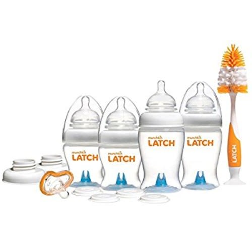 Munchkin LATCH BPA-Free Newborn Baby Bottle Gift Set, 12 Piece