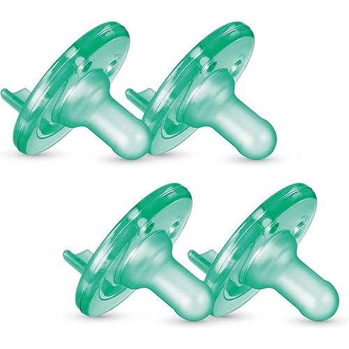 Philips AVENT Soothie 3-18 months, green/green, 4 pack, SCF192/45