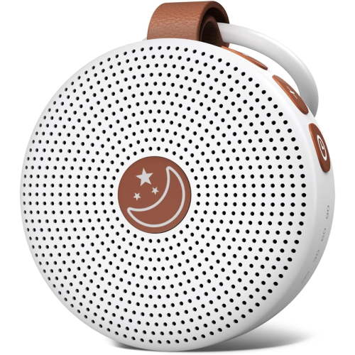 Sound Machine Mini Portable Baby White Noise Machine with 30 Soothing Sounds for Kids Adults Auto-Off Timer 32 Volume Levels Rechargeable Brown Noise Sleep Machine for Home Office Privacy and Travel
